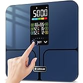 Lepulse No APP Body Fat Scale 500lb Smart Bathroom Scale with 5.44'' Large Backlit Display 8 Body Composition Analyzer, Most Accurate Digital Weight Scale for BMI Body Fat Muscle Mass