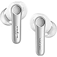 EarFun Air Pro 4 Adaptive Hybrid Noise Canceling Wireless Earbuds, Qualcomm Snapdragon Sound, aptX™ Lossless, 6 Mics AI CVC 8.0 Call, LDAC Hi-Res Audio, 52H Playtime, Bluetooth 5.4, White