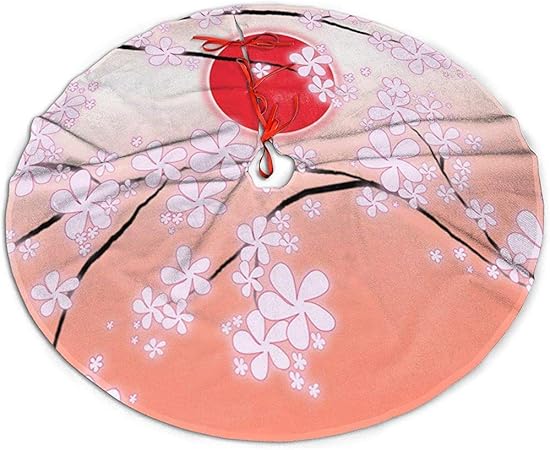 Albero Di Natale Giapponese Pesca.Myrdora Gonna Dell Albero Di Natale Decorazione Rosa Di Festa Del Partito Di Natale Del Fiore Di Rosa Asiatico Del Giappone Amazon It Casa E Cucina