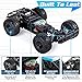 Remote Control Car for Boys - RC Monster Truck with 2 Rechargeable Batteries - 1:16 Big, 16MPH Fast, 2.4 GHZ Controlled - Race for Offroad, Electric Vehicle Hobby Toy for Kids, Adults - Great Gift