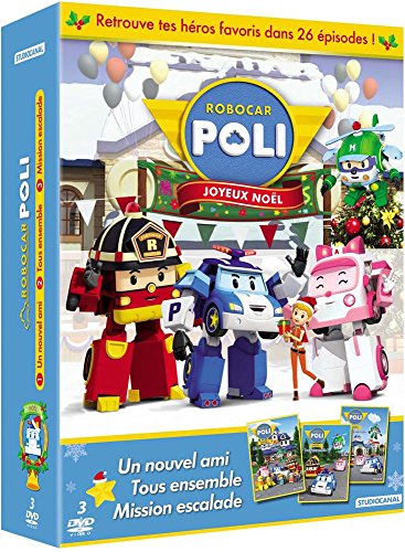 Robocar Poli - Coffret : Un Nouvel Ami ! + Tous Ensemble ! + Mission Escalade - Pack