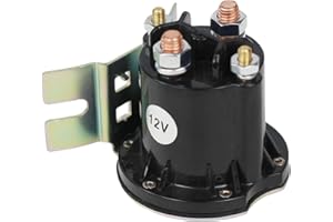 GRADORA Starter Solenoid Switch Relay 4 Terminal Current 150A Max 800A Replacement for Trom-Betta 684-1251-212 684-1261-212 PowerSeal DC Contactor w/L-Bracket