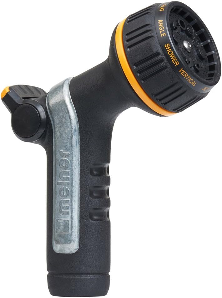Melnor 65116-AMZ XT Metal 10-Pattern Nozzle with QuickConnect Product Adapter  Bundle, Multi, Heavyweight Thumb Control : Garden & Outdoor
