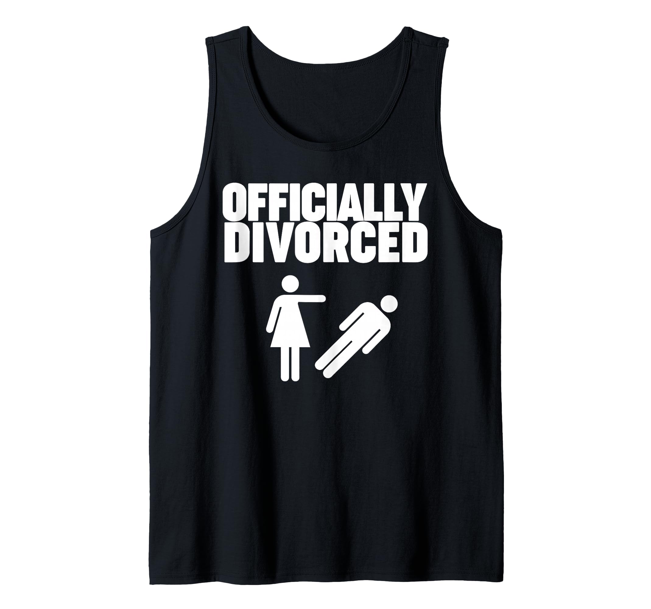 Officially Divorced stick-figure Officially divorced Tank Top