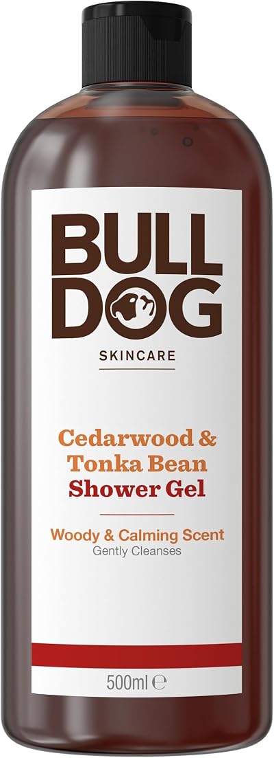 Bulldog Skincare Cedarwood Tonka Bean Shower Gel 500ml Men