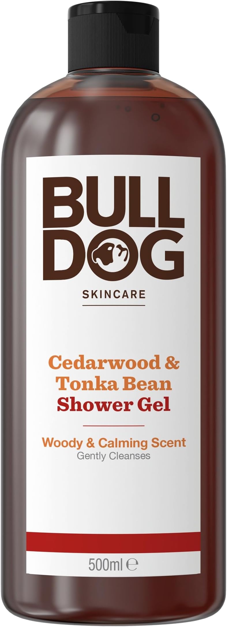 Bulldog Skincare Cedarwood Tonka Bean Shower Gel 500ml Men
