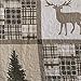 Great Bay Home Lodge Bedspread King Size Quilt with 2 Shams. Cabin 3-Piece Reversible All Season Quilt Set. Rustic Quilt Coverlet Bed Set. Stonehurst Collection.