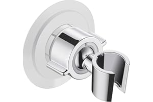 Cobbe Wall Mount Hand held Shower Head Holder - 360 Adjustable with Tension Nut - Universal Shower Hose Fits showerhead Holde