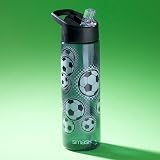 Smash Sipper Water Bottle 700ml with Straw Black Football Brand Smash view 4