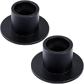 2PCS Matte Black Iron Taper Candle Holders, Standard Fit, Table Decor | Durable Metal Build, Rust-Proof Coating, Frosted Surface, Classic Round Base, Wedding & Dining, LED Compatible