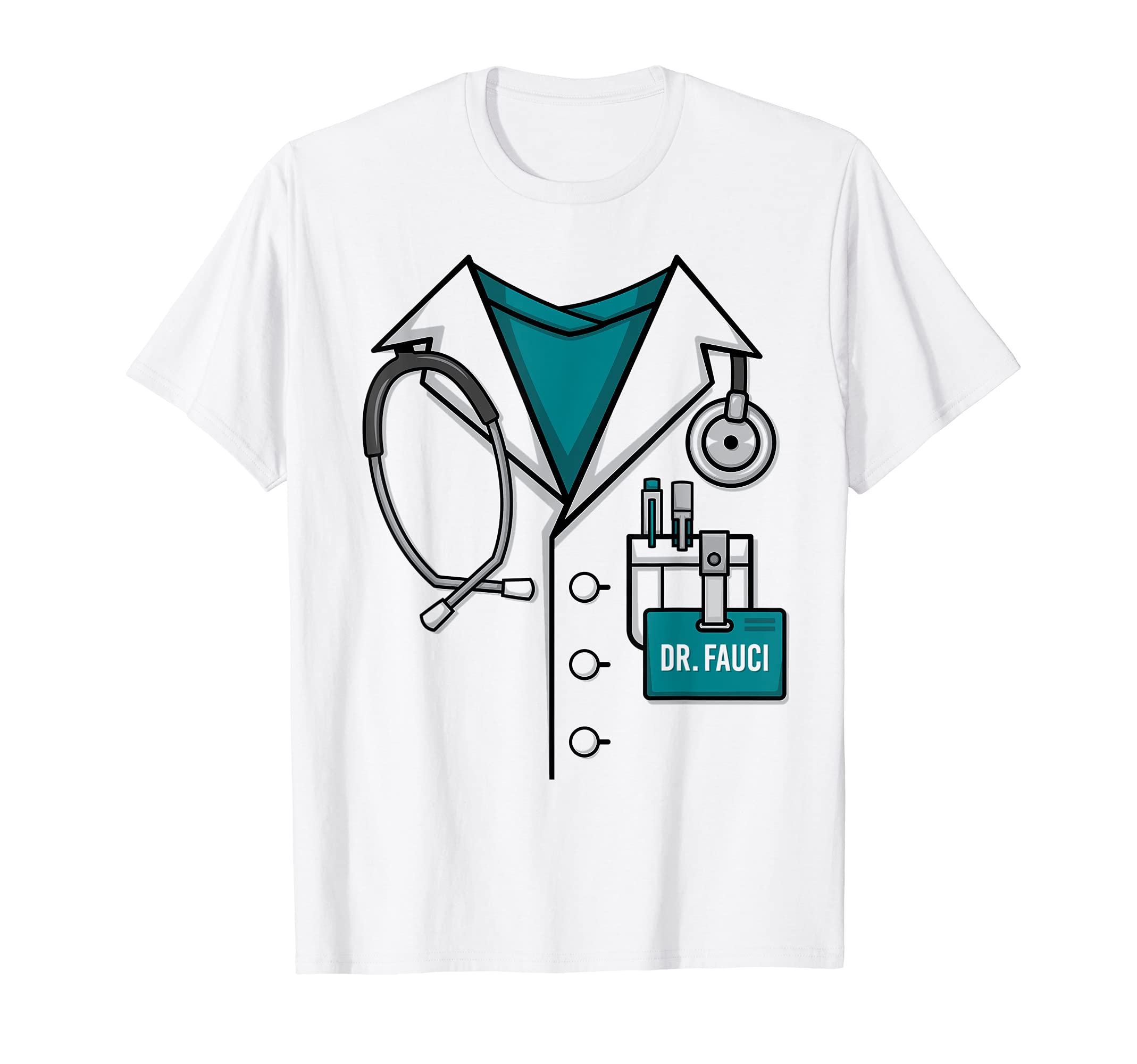 Halloween DIY Doctor Fauci Costume T-Shirt
