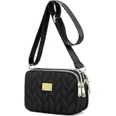 WITERY Small Crossboby Purse for Women - Waterproof Nylon Crossbody Phone Purse Shoulder Bag with Adjustable Strap