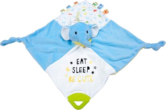 Amazon Co Jp 寝かしつけ ぬいぐるみ おもちゃ かわいい ベビー 新生児 象 ふわふわ 可愛い おねんね抱っこ毛布 ミニブランケット 出産祝い 人気 ランキング 33 33 ブルー 象さん ブルー ホーム キッチン
