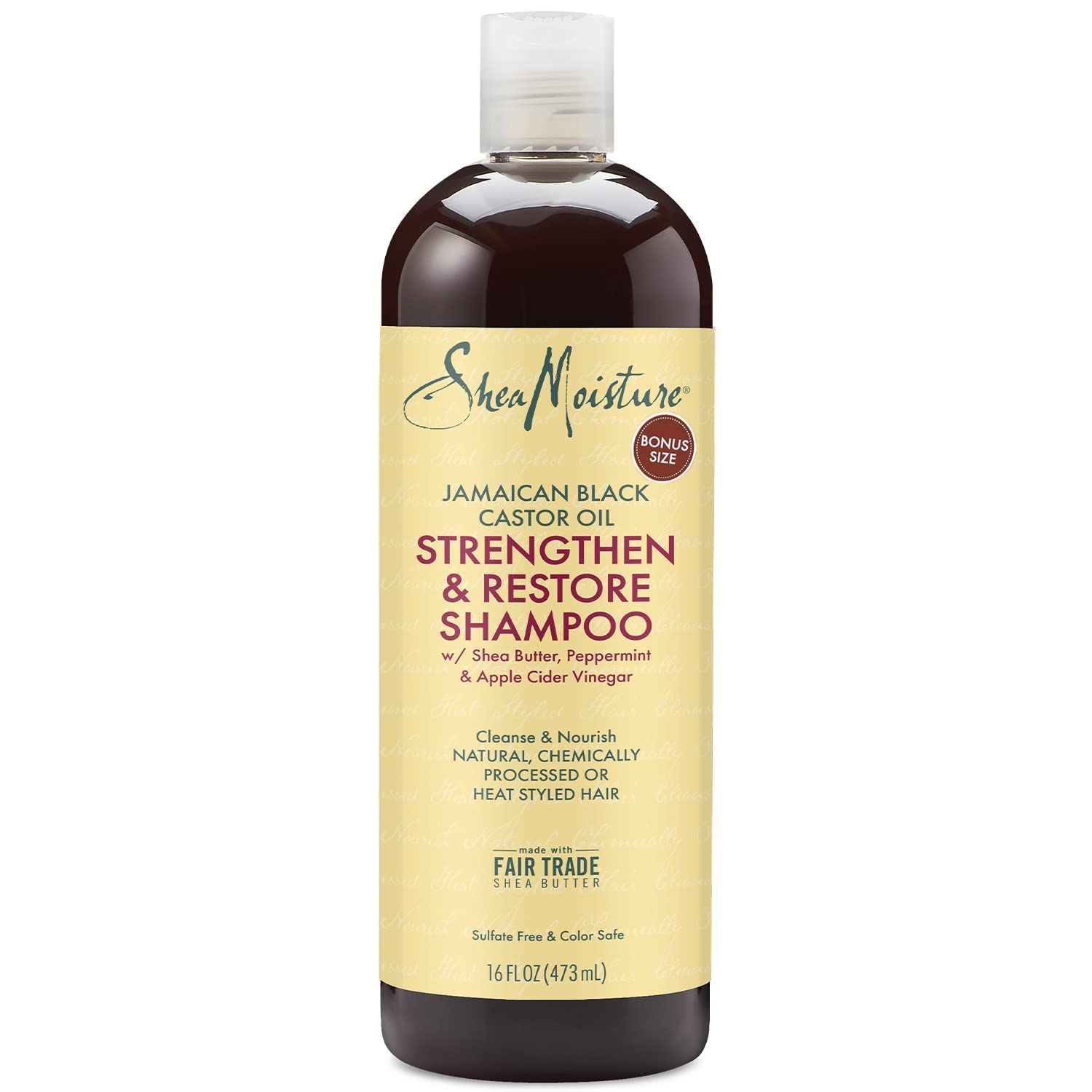 Shea Moisture Jamaican Black Castor Oil Strengthen and Restore Shampoo 482 ml