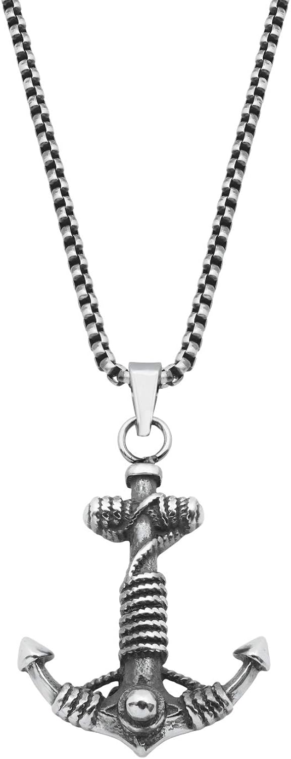 s.Oliver Men Stainless Steel Pendant Necklace 2024226 Amazon.co.uk