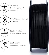 ZIRO PLA Filament 1.75mm 1kg Black - PLA PRO Basic Color Series view 2