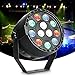 GLIME RGBW LED Dj Light Stage Lights Party Light 12 LEDs Par Lights DMX 512 Control Disco Lights for KTV Bar Show Wedding Strobe Light Clubs Light KTV Bar Show Wedding