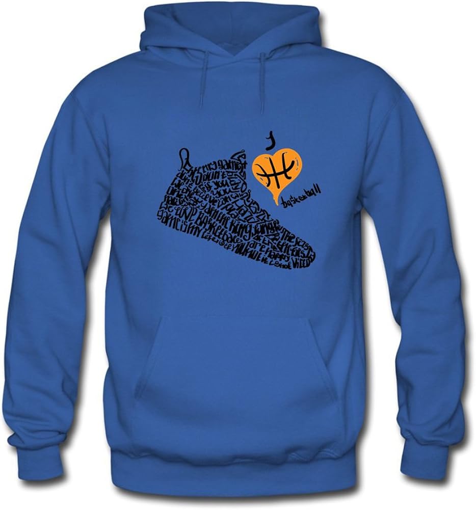 Men's Basketball Cotton Hoodie Great Hoodie with a Creative about Basketball: Amazon.ca 