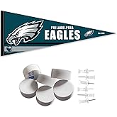 Philadelphia Eagles Pennant Banner and Wall Tack Pads