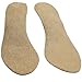 Cotton Flat Shoe Insert for Sandals & Sockless Shoes, Comfortable Shoe Insoles with Sweat-Absorbent Natural Fiber & Non-Slip Silicone Grip, Narrow-Cut Shoe Inserts for Women, Brown, Size 40 - SoxsolS