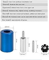 MUXSAM 4Pcs Bike Fork Star Nut Set Aluminum Alloy 28.6mm Compatible view 6