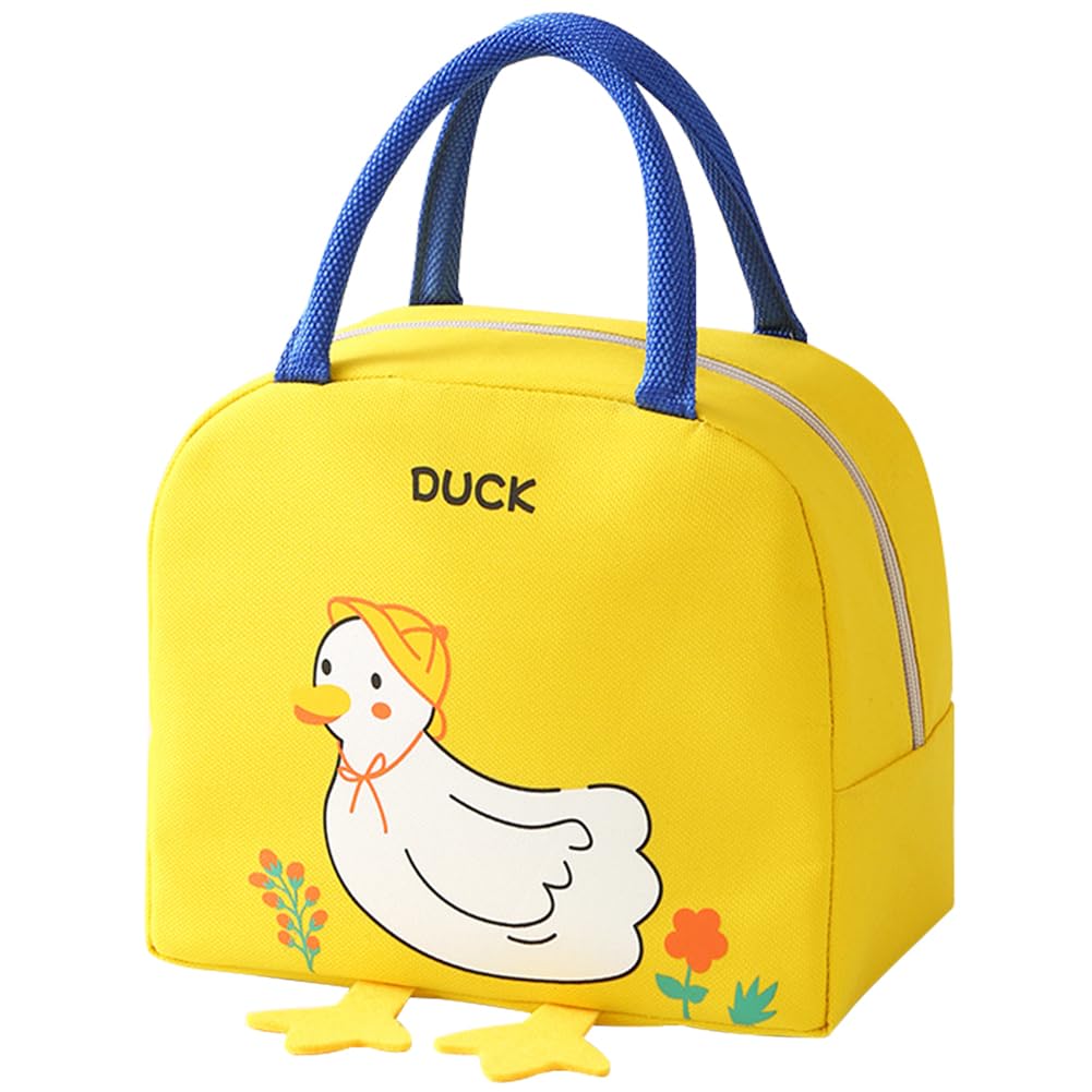 BCTHLBF Little Yellow Duck Lunch Bag, Insulated, Portable, Suitable for Work School Travel Picnic