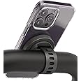 ENCASED Grip-X Magnetic Bar Mount, Compatible with MagSafe - Phone Holder for Gym, Home Fitness Bikes, Workout Equipment, Stroller and Cart Handlebars (iPhone 16, iPhone 15, 14, 13 Series)