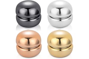 4-Piece Hijab Pins - Strongest Commercial Magnetic Scarf Pins for Women, 4 Colors