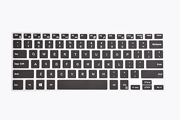 Amazon Com Keyboard Cover For Dell Inspiron 13 5368 5370 5378 5379 7368 7386 Inspiron 15 5568 5578 5579 5580 5585 5591 7569 7580 7586 Laptop Black Home Audio Theater