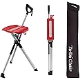 STEP2GOLD Ta-Da Chair Series 2- Portable Walking Stick, Cane with Seat, Foldable Chair, Hiking Stick, for Camping, Hiking, Lightweight Aluminum, Easy Carry, Anti-Slip