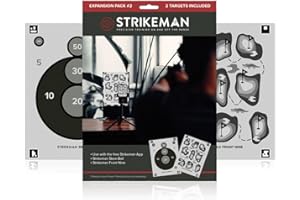 Strikeman 2-Target Expansion Pack – Strike-Ball & Front Nine Set – Dry-Fire Laser Training System That’s Great for Indoor Target Sheet Shooting Practice