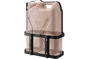 Racewill 5 Gallon Water Storage Containers Holder Mount - Only Fit for Scepter Water Container and Fuel Can 20L - Lockable Mounting Bracket for Camping, RV, and Overlanding