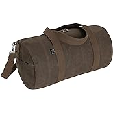 Rothco Waxed Canvas Shoulder Duffle Bag (Brown, 19 inch)