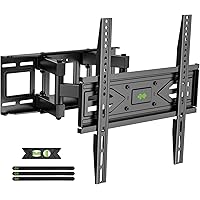 USX MOUNT Full Motion TV Wall Mount for 32-65 Inch TVs up to 99 Lbs, Wall Mount TV Bracket Smooth Swivel Extension, Articulat