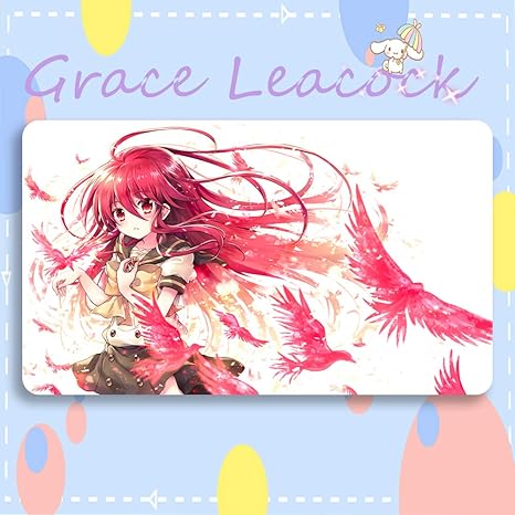 Amazon Graceleacock カードゲームプレイマット 遊戯王 プレイマット 灼眼のシャナ シャナ Tcg万能 収納ケース付き アニメ 萌え カード枠なし 60cm 35cm 0 2cm トレカ 通販