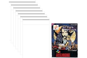 ASTONEY 100 PCS Resealable Plastic Sleeves Compatible with SNES N64 Instruction Booklets, Manual and Insert Bags, Protective Pouch for Game Case Accessories