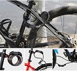 GOFRIEND Bike Lock 5 Digit Resettable 1.2m x 12mm Blue TY566 view 4