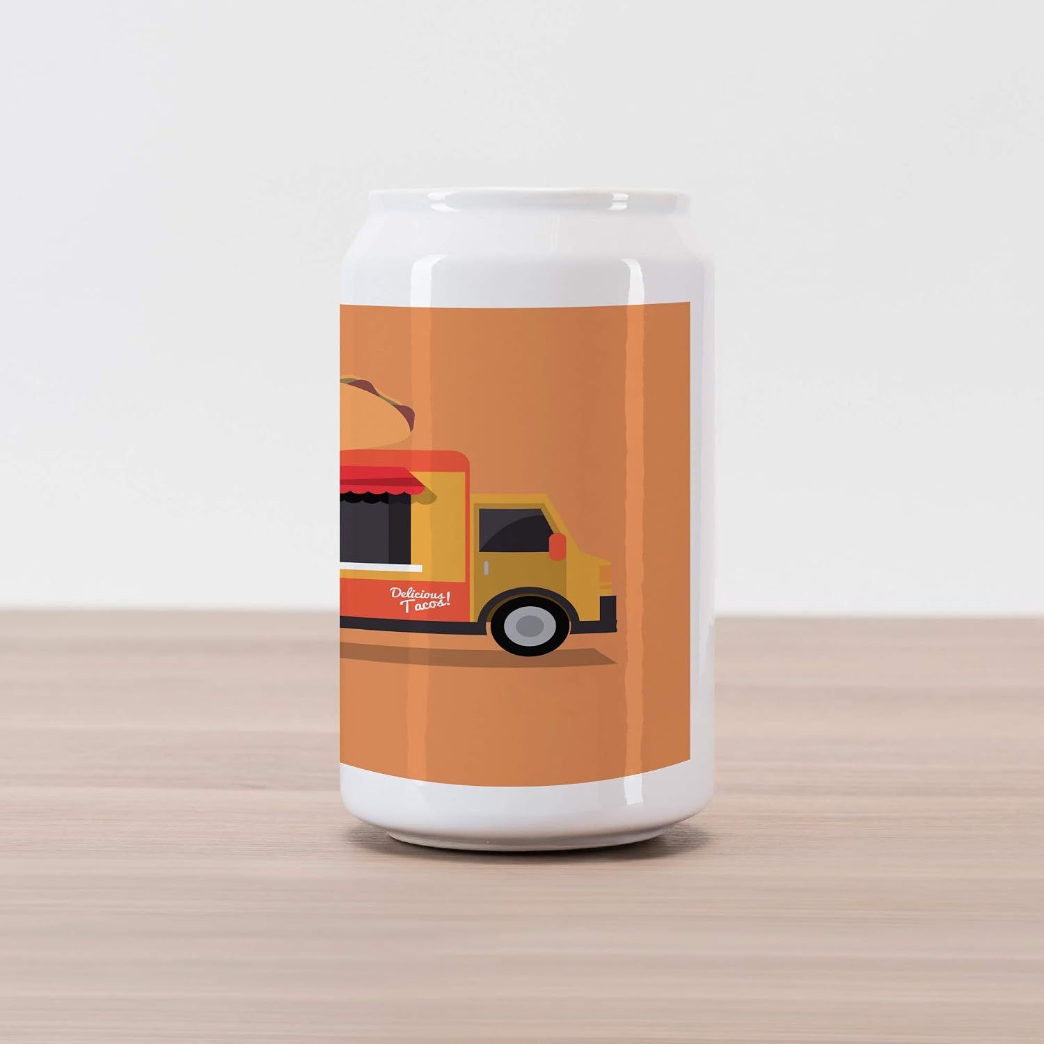 Amazoncom Ambesonne Mexican Cola Can Shape Piggy Bank