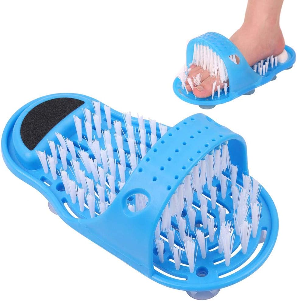 VANUODA Magic Foot Scrubber - Feet Cleaner - Foot Files Washer Brush for Shower Floor Spas Massage, Slipper for Exfoliating Cleaning Foot