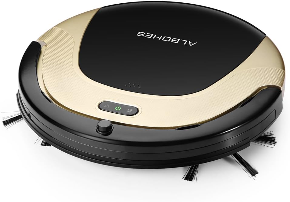 Albohes M504 Robot Aspirador, Auto-carga, Ultra Delgado Robot Aspirador