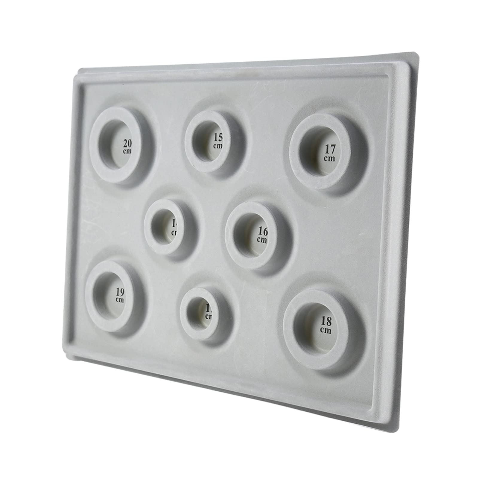 Cuque Bead Board, 16x9.2x2cm Jewelry Tray Jewellery Making Tools Beading Organizer Tray with Scale Grooves Bead Design Tool for Bracelet Making