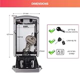 Master Lock Smart Connected Key Safe Wall Mount Bluetooth or Code view 8