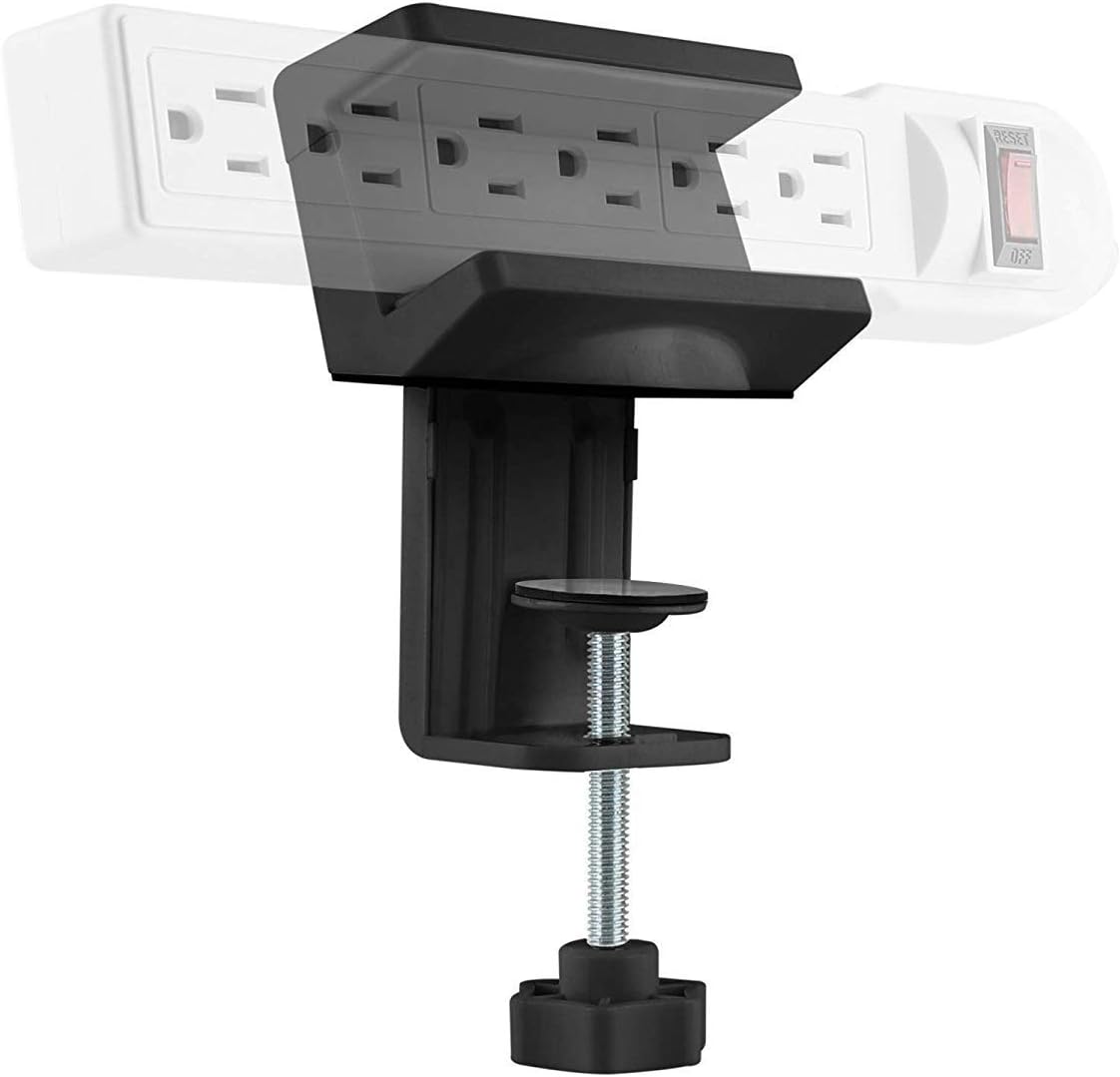 AVLT Power Strip Desk Mount Desk Clamp Power Strip Holder
