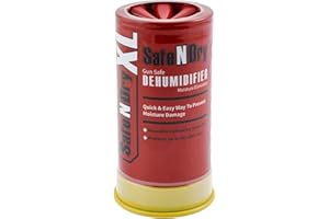 XL Gun Safe Dehumidifier - Portable Moisture Absorber, Prevents Corrosion, 450g Reusable Indicating Silica Gel Desiccant Cani
