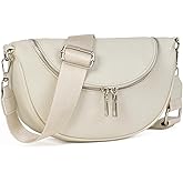 GAEKEAO Crossbody Bags for women Fashion Sling Purse Shoulder Bag Funny Pack Vegan Leather Chest Belt Bum Bag for Travel