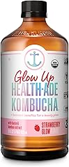 Strawberry Glow Kombucha, 16oz