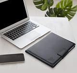 Agoer Clipboard Folder A4 Leather Look Magnetic Closure Black view 9