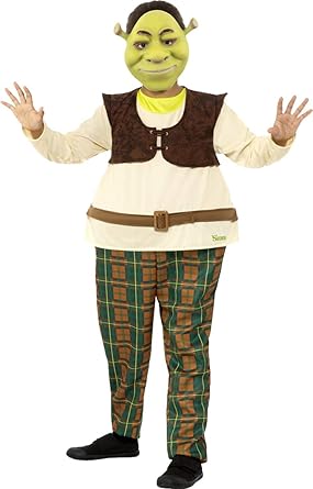 Amazon Com Smiffys Disfraz De Halloween Shrek Para Ninos Clothing