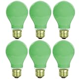 Sunlite Incandescent 40 Watt A19 Greem Ceramic
