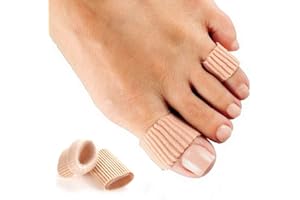 ALAZCO 6pc Toe Protector Gel Cushion Comfort Stretchable Elastic Soft Callus & Corn Wrap